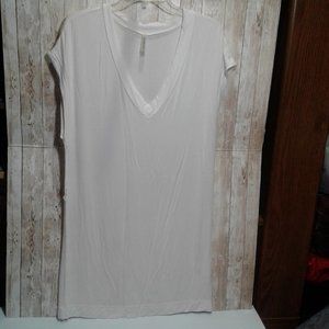 Victoria's Secret White V-neck Tunic Top Size S/P